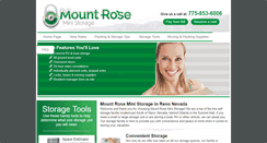 Desktop Screenshot of mountrosestorage.com