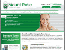 Tablet Screenshot of mountrosestorage.com